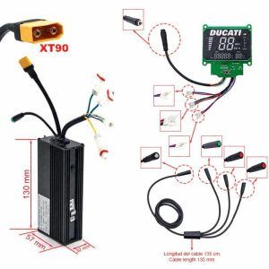 kit-controladora-+-pantalla-48v-1200w-para-ducati-conector-xt90 -las-palmas-tenerife-canarias-1