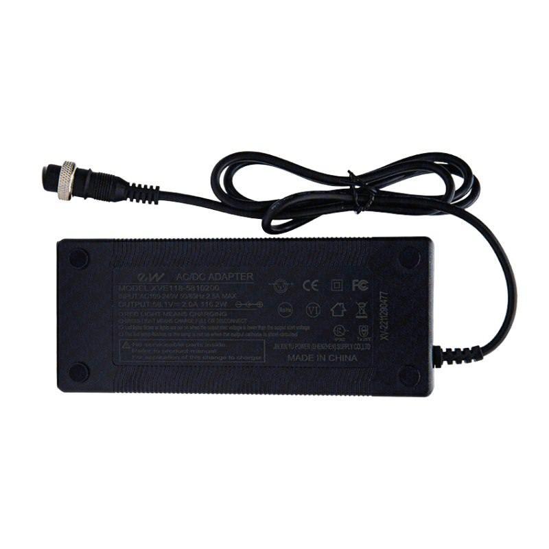 Cargador-premium-52V-2A-conector-GX16-Dualtron-mini-antiguo-las-palmas-tenerife-canarias-patineteros-1