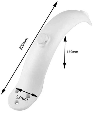 guardabarros-trasero-blanco-con-gancho-para-xiaomi-m365-pro-las-palmas-2
