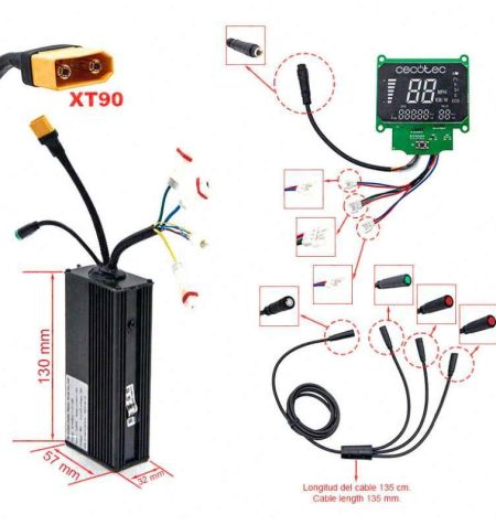 kit-controladora-+-pantalla-48v-1200w-para-cecotec-bongo-z-conector-xt90 -las-palmas-tenerife-canarias-patineteros-1