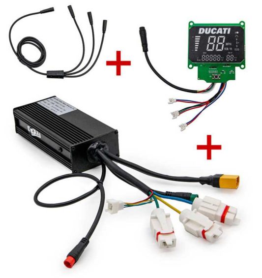 kit-controladora-+-pantalla-48v-1200w-para-ducati-conector-xt90 -las-palmas-gran-canaria-santa-cruz-tenerife-fuerteventura-lanzarote-canarias