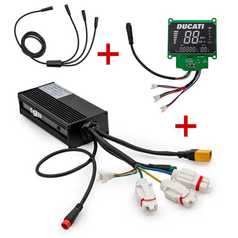 kit-controladora-+-pantalla-48v-1200w-para-ducati-conector-xt90 -las-palmas-gran-canaria-santa-cruz-tenerife-fuerteventura-lanzarote-canarias
