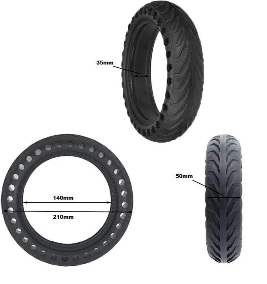rueda-maciza-8,5x2-agujereada-para-Xiaomi-las-palmas-tenerife-canarias-patineteros-1
