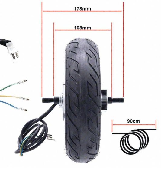 rueda-motor-smartgyro-zwheel-500w-max-800w-rojo las-palmas-tenerife-canarias-patineteros-1